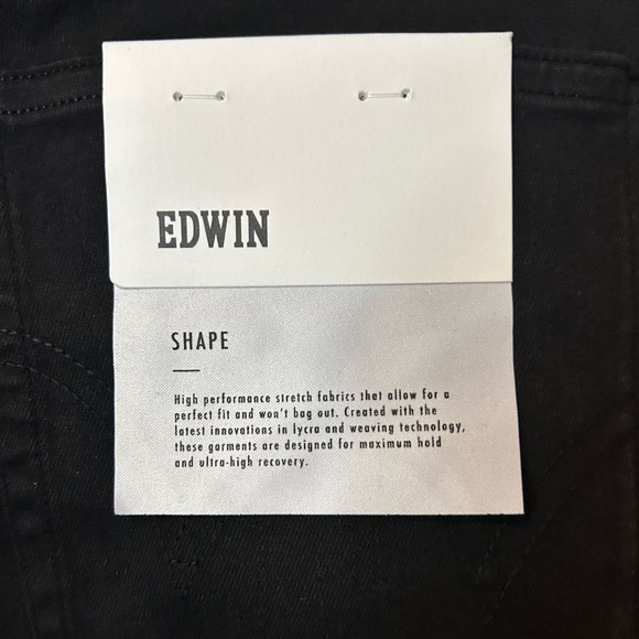 NWT EDWIN BLACK DENIM CASSIA MINI BOOT - Picture 5 of 7